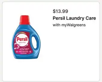 Walgreens Persil Laundry Care offer
