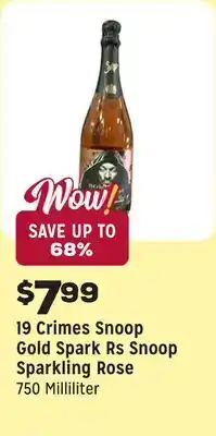 Grocery Outlet Snoop Sparkling Rose offer