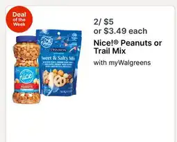 Walgreens Nice! Peanuts or Trail Mix offer
