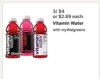 Walgreens Vitamin Water offer