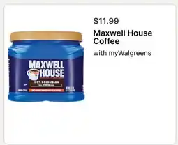 Walgreens Maxwell House Coffee offer
