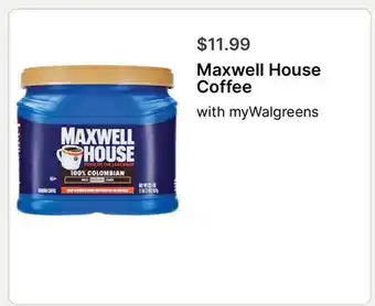 Walgreens Maxwell House Coffee offer
