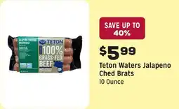 Grocery Outlet Jalapeno Ched Brats offer