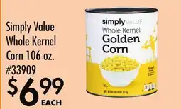 Smart & Final Simply Value Whole Kernel Corn offer