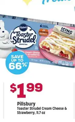 Grocery Outlet Pillsbury Toaster Strudel Cream Cheese & Strawberry offer