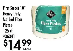 Smart & Final First Street 10 Heavy Duty Molded Fiber Plates offer