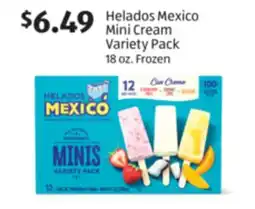 Aldi Helados Mexico Mini Cream Variety Pack offer