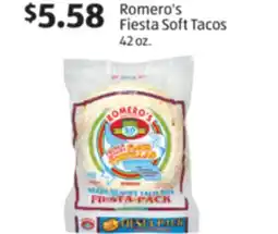 Aldi Romero's Fiesta Soft Tacos offer