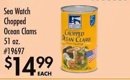 Smart & Final Sea Watch Chopped Ocean Clams offer