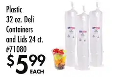 Smart & Final Plastic, Deli Containers and Lids offer