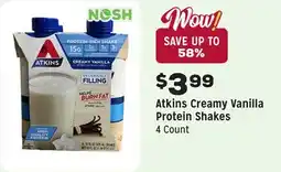 Grocery Outlet Creamy Vanilla Protein Shakes offer