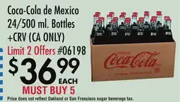 Smart & Final Coca-Cola de Mexico offer