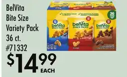 Smart & Final BelVita Bite Size Variety Pack offer