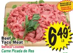 Superior Grocers Beef Taco Meat offer