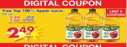 Superior Grocers Tree Top 100% Apple Juice offer