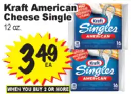 Superior Grocers Kraft American Cheese Single offer