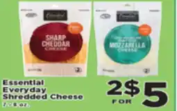 Superior Grocers Essential Everyday Shredded Cheese offer