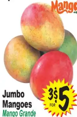 Superior Grocers Jumbo Mangoes offer