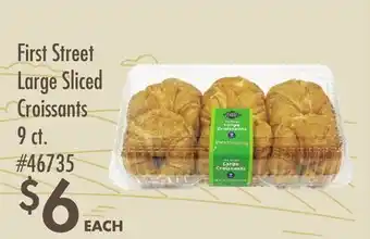 Smart & Final First Street Large Sliced Croissants offer