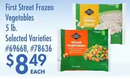 Smart & Final First Street Frozen Vegetables offer