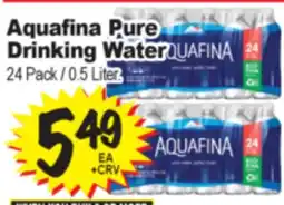 Superior Grocers Aquafina Pure Drinking Water offer