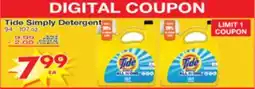 Superior Grocers Tide Simply Detergent offer