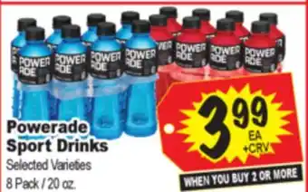 Superior Grocers Powerade Sport Drinks offer