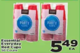 Superior Grocers Essential Everyday Red Cups offer
