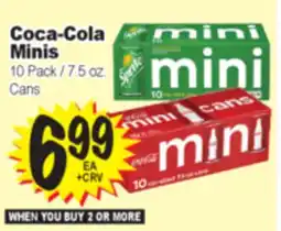 Superior Grocers Coca-Cola Minis offer