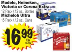 Superior Grocers Modelo, Heineken, Victoria or Corona Extra, Michelob Ultra offer