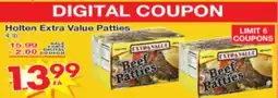 Superior Grocers Holten Extra Value Patties offer