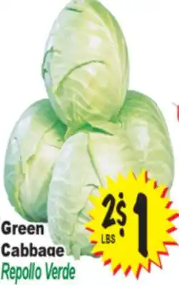 Superior Grocers Green Cabbage offer