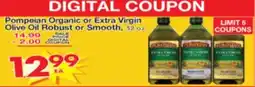 Superior Grocers Pompeian Organic or Extra Virgin Olive Oil Robust or Smooth offer
