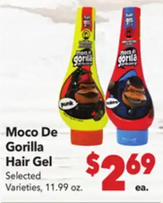 Vallarta Supermarkets Moco De Gorilla Hair Gel offer