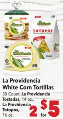 Vallarta Supermarkets La Providencia White Corn Tortillas offer