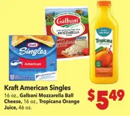 Vallarta Supermarkets Kraft American Singles offer