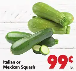 Vallarta Supermarkets Italian or Mexican Squash offer