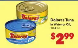 Vallarta Supermarkets Dolores Tuna offer