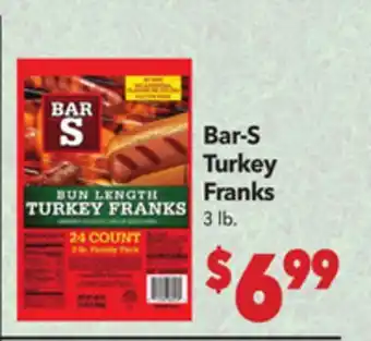 Vallarta Supermarkets Bar-S Turkey Franks offer