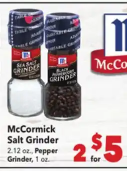 Vallarta Supermarkets McCormick Salt Grinder offer
