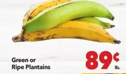 Vallarta Supermarkets Green or Ripe Plantains offer
