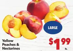 Vallarta Supermarkets Yellow Peaches & Nectarines offer
