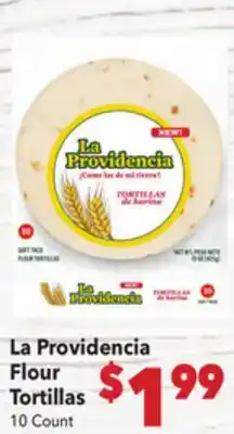 Vallarta Supermarkets La Providencia Flour Tortillas offer