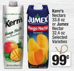 Super King Markets Kern's Nectars 33.8 oz or Jumex Nectar 32.4 oz offer