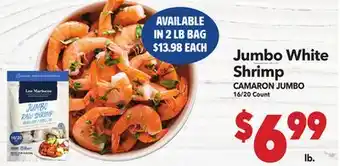 Vallarta Supermarkets Jumbo White Shrimp / CAMARON JUMBO offer