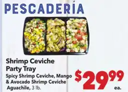 Vallarta Supermarkets Shrimp Ceviche Party Tray offer