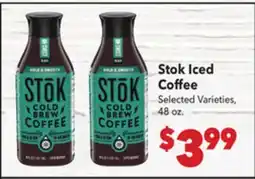 Vallarta Supermarkets Stok Iced Coffee offer