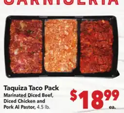 Vallarta Supermarkets Taquiza Taco Pack offer