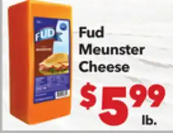 Vallarta Supermarkets Fud Meunster Cheese offer