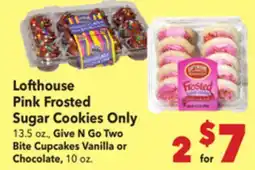Vallarta Supermarkets Lothhouse Pink Frosted Sugar Cookies Only offer